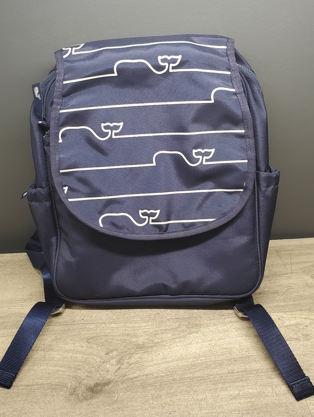 Vineyard Vines X Target whale line diaper bag backpack